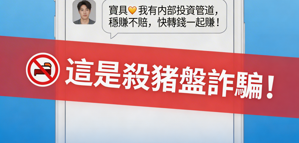 殺豬盤詐騙完整解析：如何識別與預防戀愛詐騙陷阱