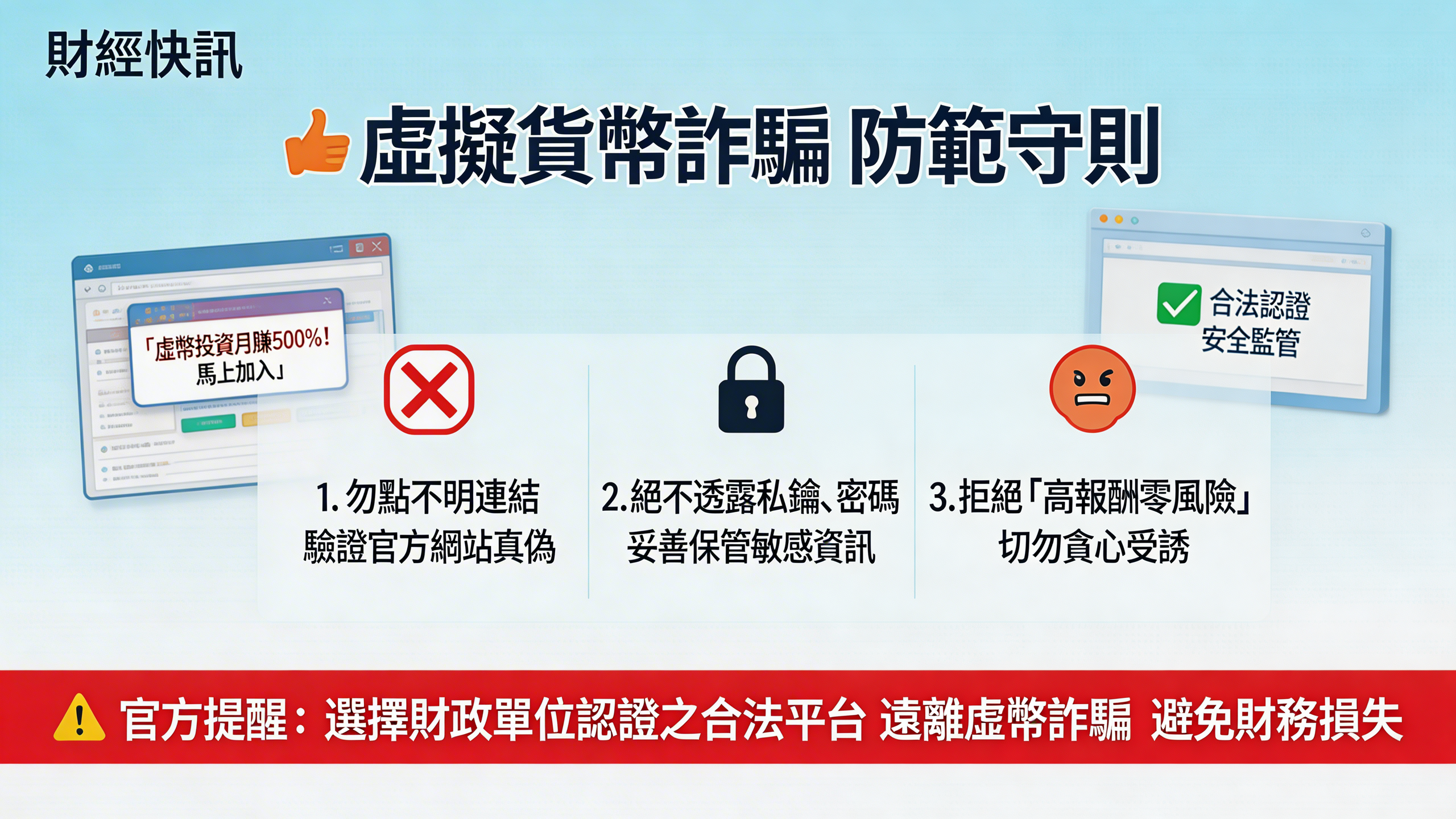 虛擬貨幣詐騙防範指南