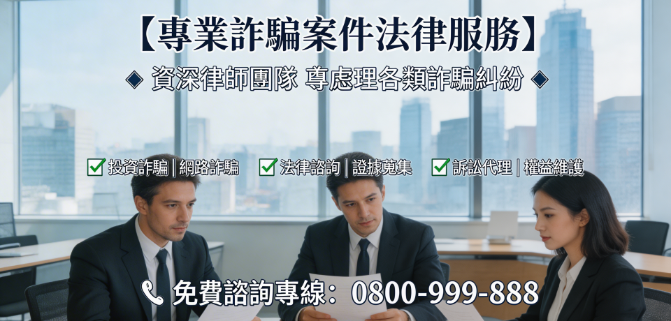 詐騙律師：遇到網路詐騙該怎麼辦？專業法律協助幫你挽回損失