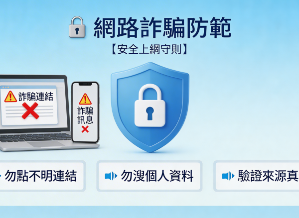 網路詐騙：認識常見類型、防範方法與求助管道